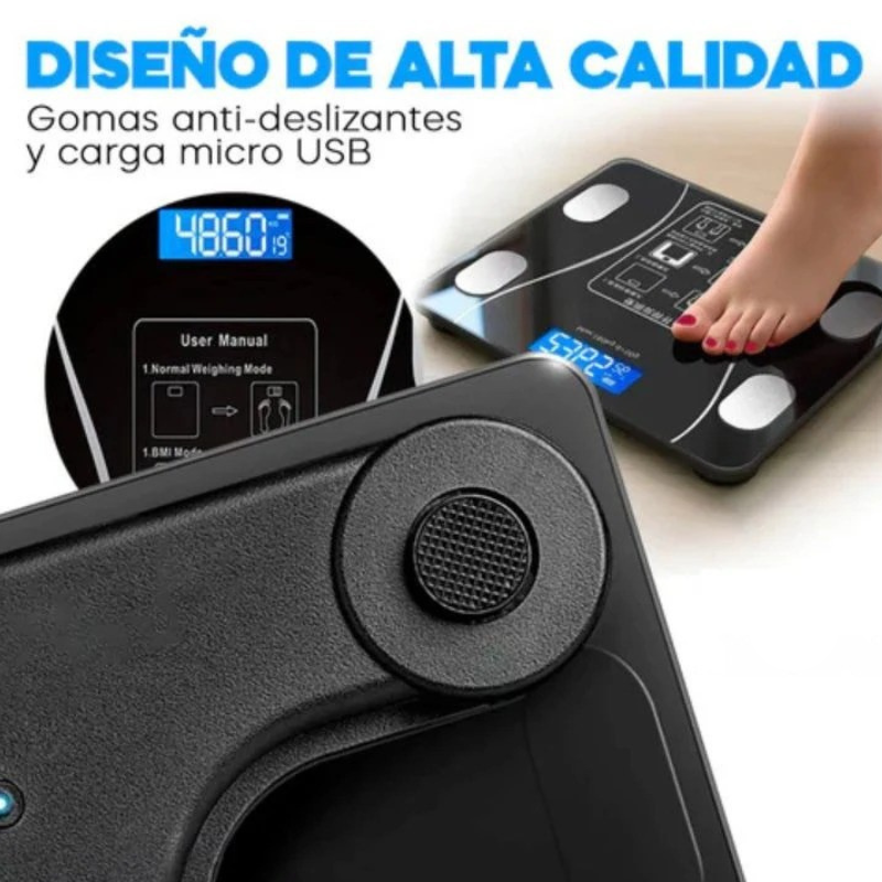 Báscula Digital Inteligente Bluetooth