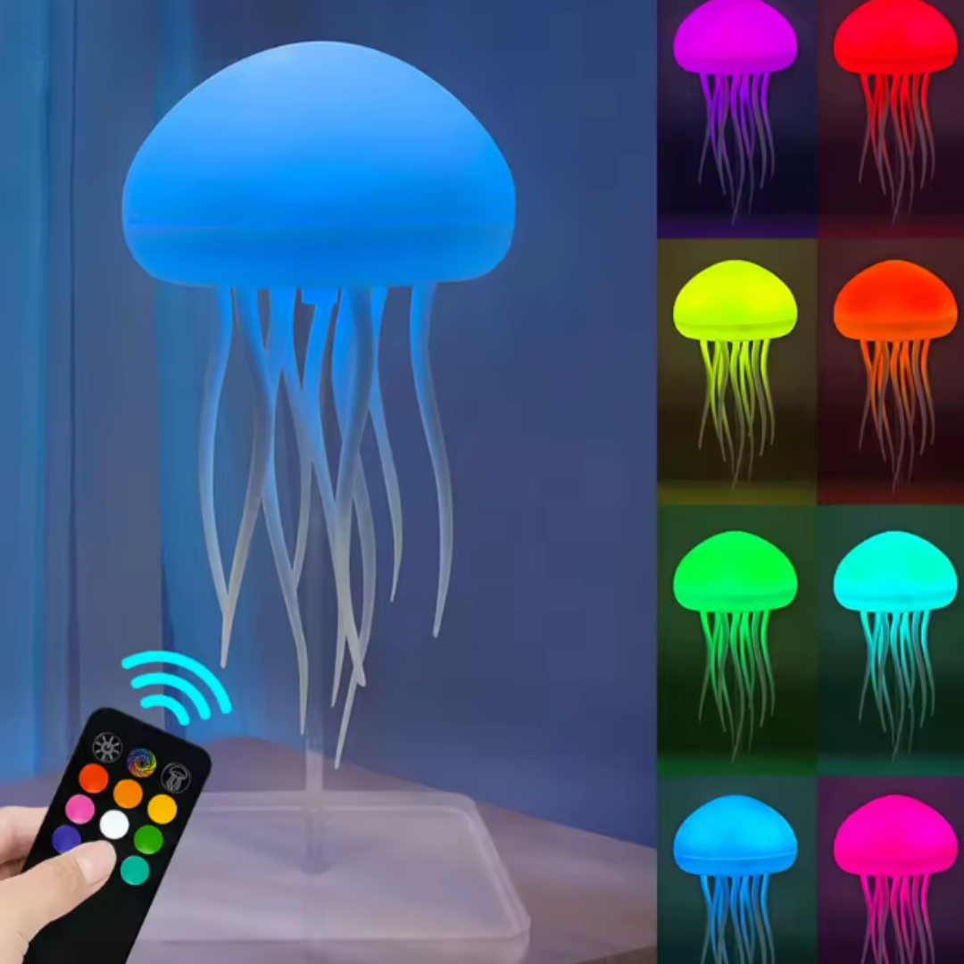Lámpara Medusa con Movimiento Dinámico y Luces RGB