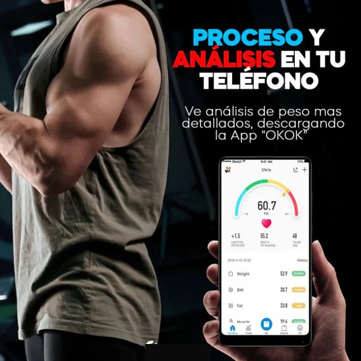 Báscula Digital Inteligente Bluetooth